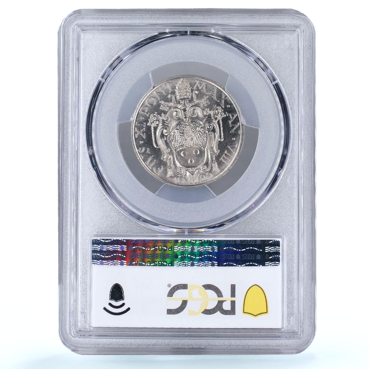 Italy Vatican 1 lire Pope Pius XI Virgin Mary MS66 PCGS nickel coin 1929