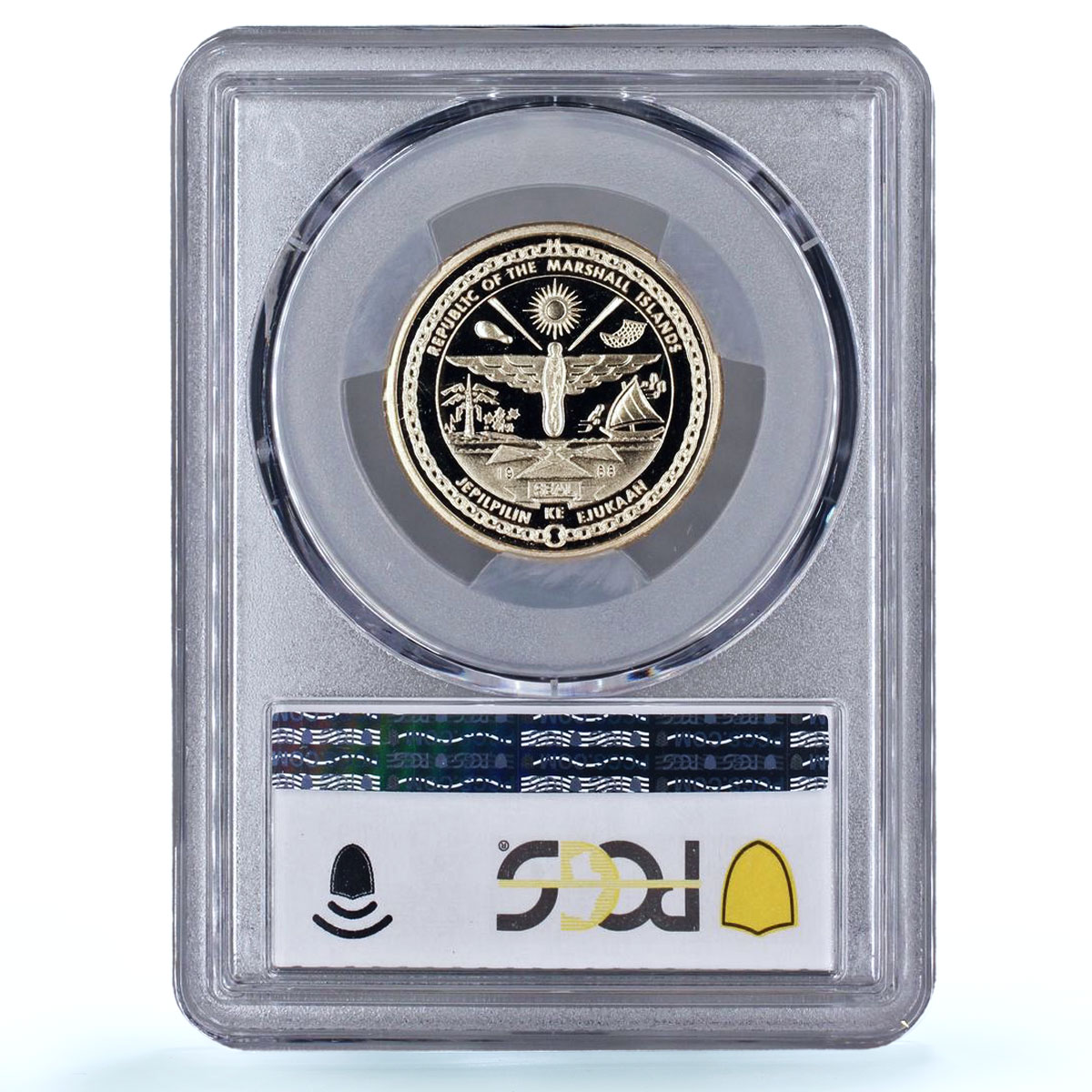 Marshall Islands 100 dollars Greg Louganis Perfect 10 PR69 PCGS gold coin 1988