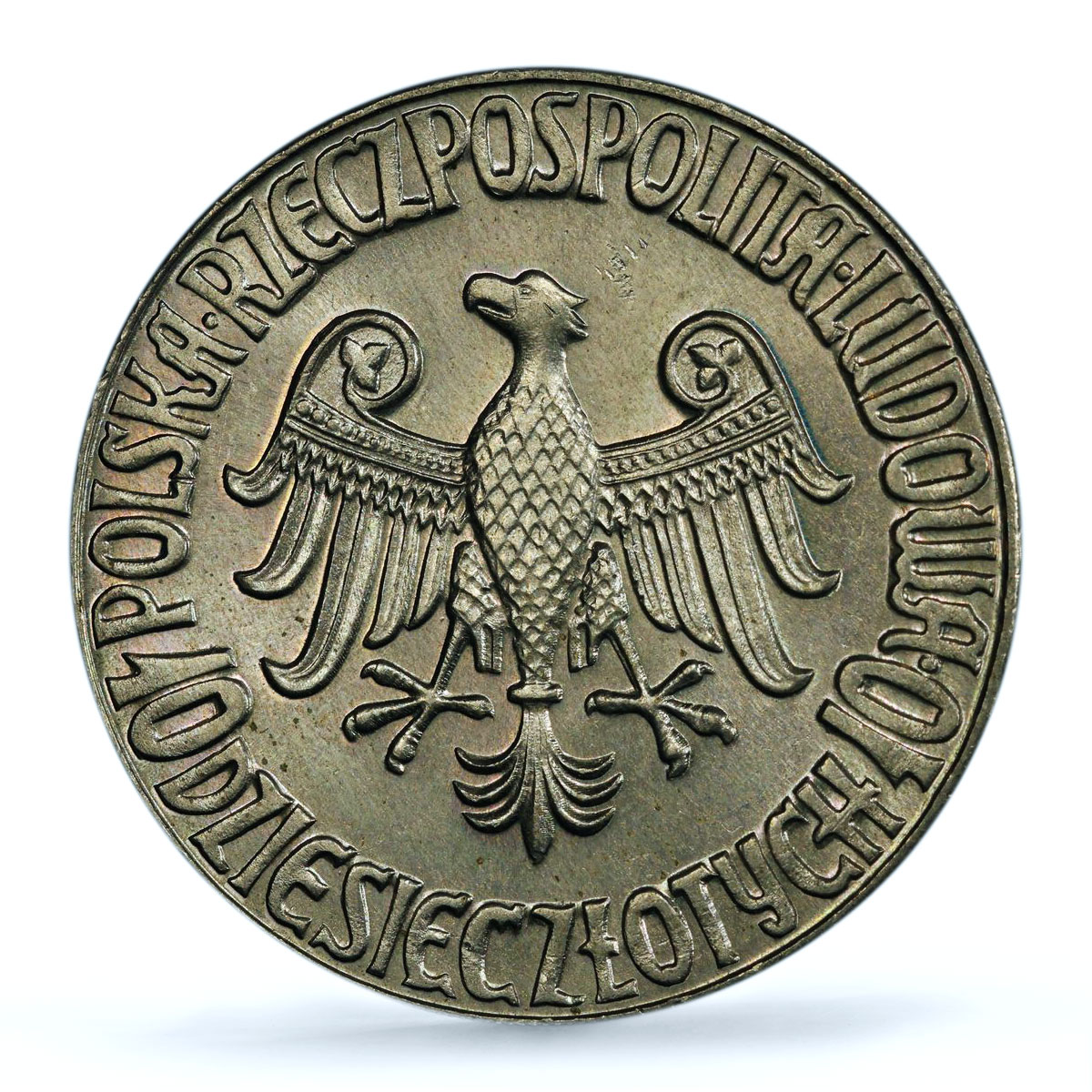 Poland 10 zlotych Kazimierz Wielki Jagiello University Proba SP66 PCGS coin 1964