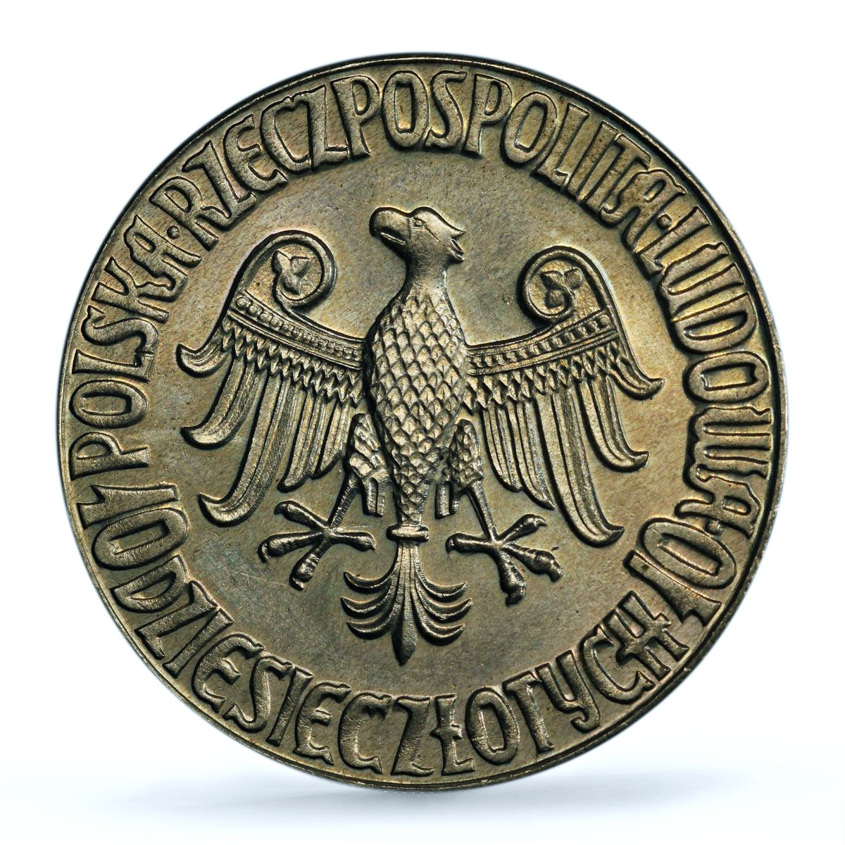 Poland 10 zlotych Kazimierz Wielki Jagiello University Proba SP65 PCGS coin 1964