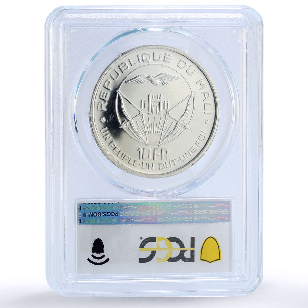 Mali 10 francs Independence Modibo History Politics PR64 PCGS silver coin 1960