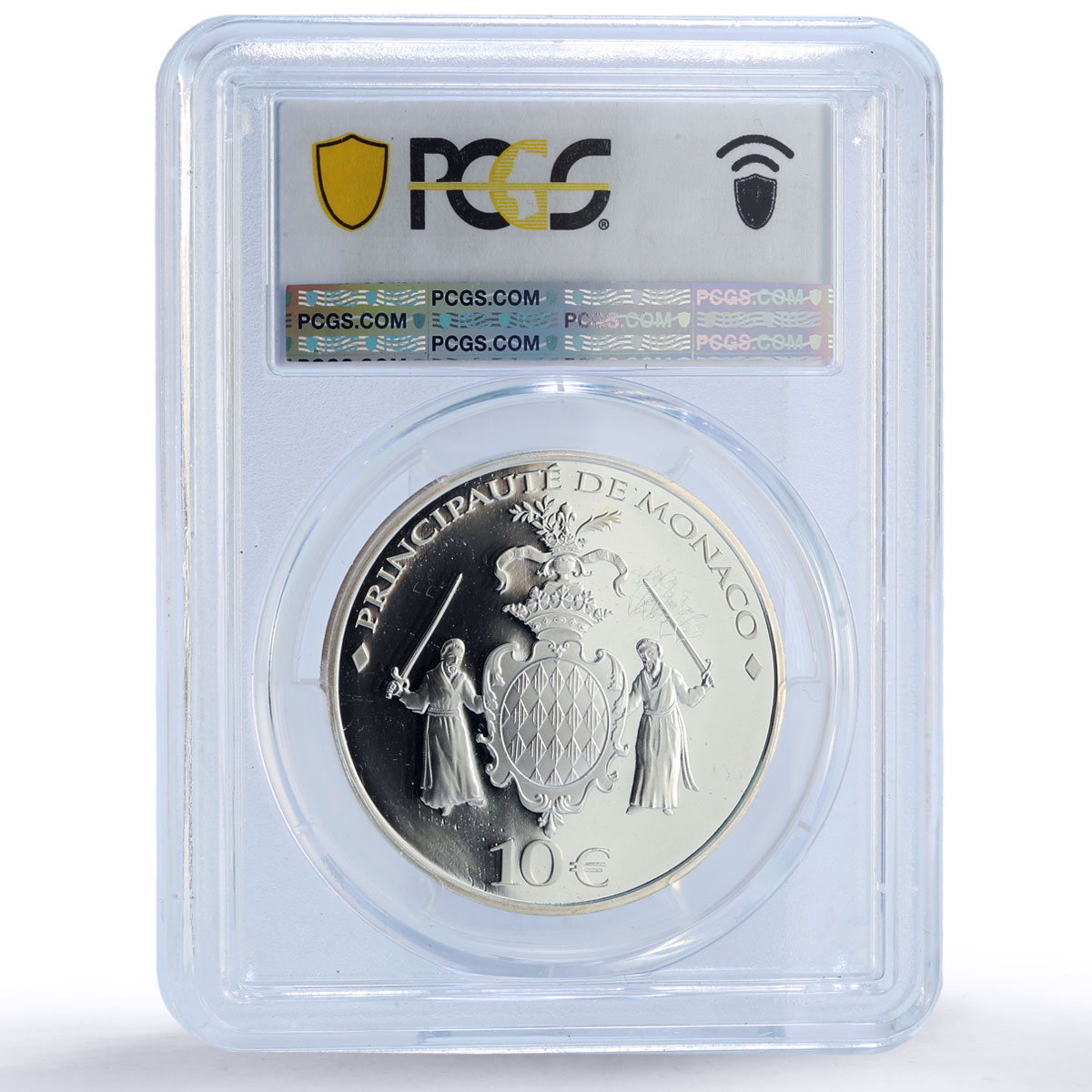 Monaco 10 euro Hercules Archery Mythology Culture PR69 PCGS silver coin 2014
