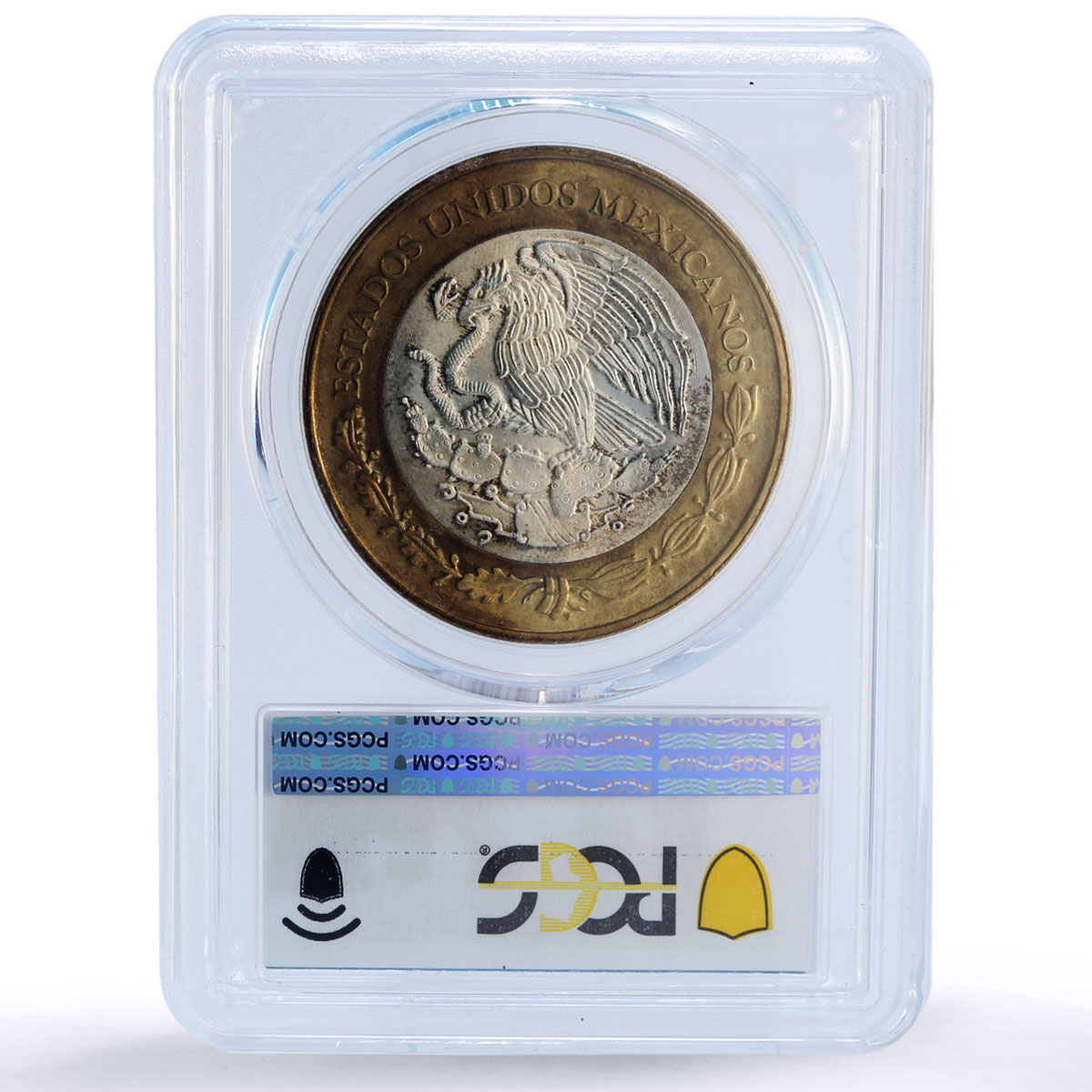 Mexico 50 pesos Ninos Heroes Revolution History MS63 PCGS bimetal coin 1994