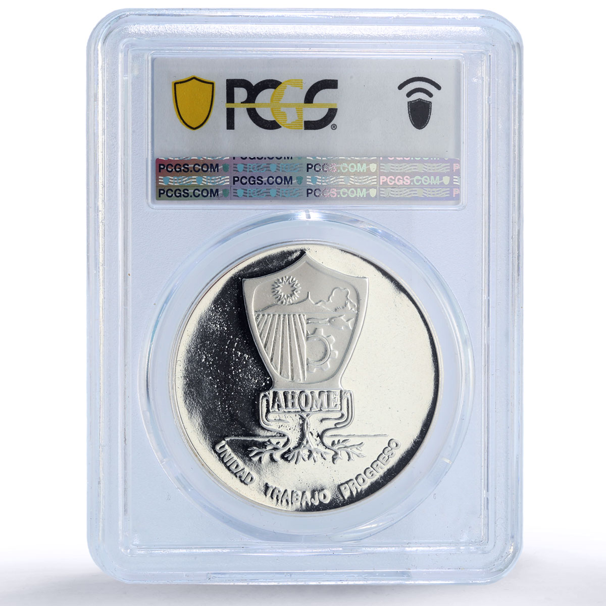 Mexico Los Mochis City 100th Anniversary History SP69 PCGS silver medal 2003