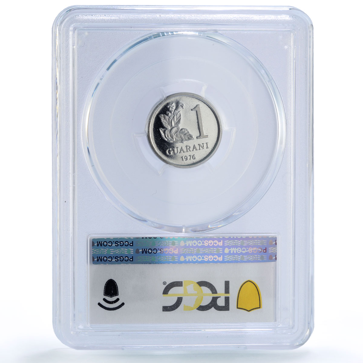 Paraguay 1 guarani Republic Coinage Soldier KM-151 PR67 PCGS NiSteel coin 1976