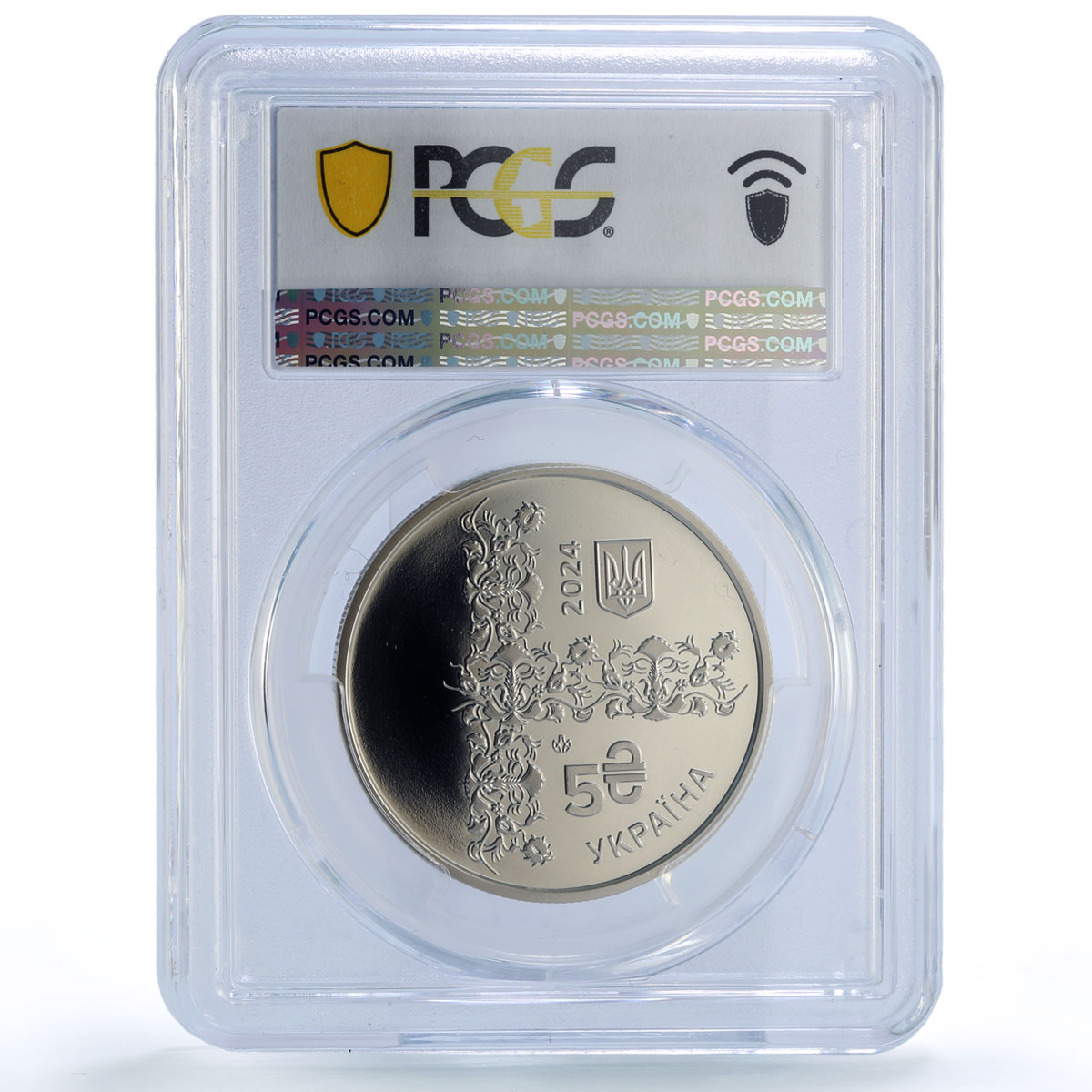 Ukraine 5 hryvnias Undisputed Usyk Usik Boxing Sport MS70 PCGS NiBrass coin 2024