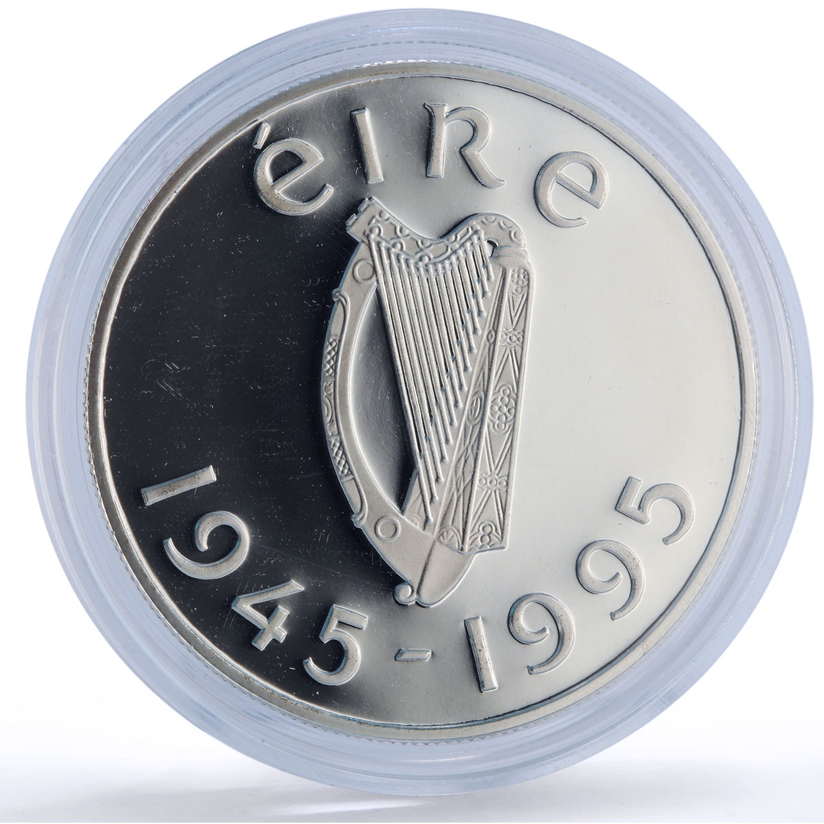 Ireland 1 pound United Nations UN Dove Birds History proof silver coin 1995