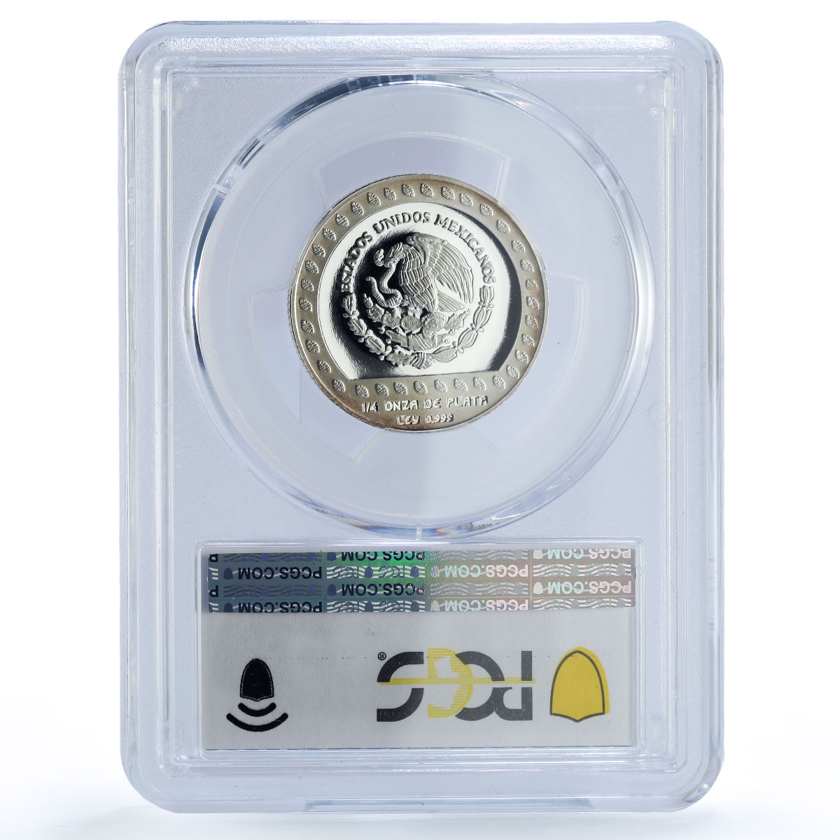 Mexico 25 pesos Guerrero Aguila Precolombina Aztec PR70 PCGS silver coin 1992