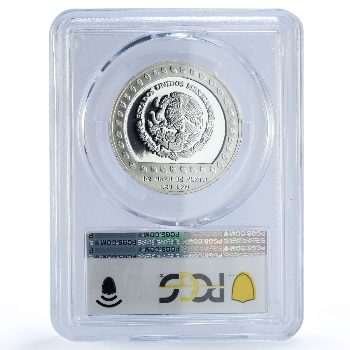 Mexico 50 pesos Guerrero Aguila Precolombina Aztec PR70 PCGS silver coin 1992