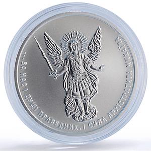 Ukraine 1 hryvnia Archangel Michael Archistratus Archistratigus silver coin 2024