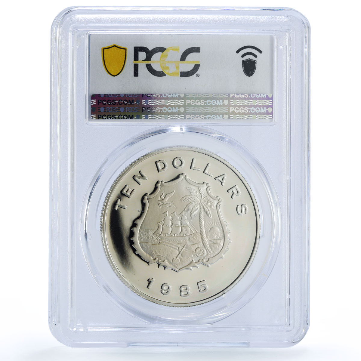 Liberia 10 dollars Decade For Women United Nations UN PR70 PCGS silver coin 1985
