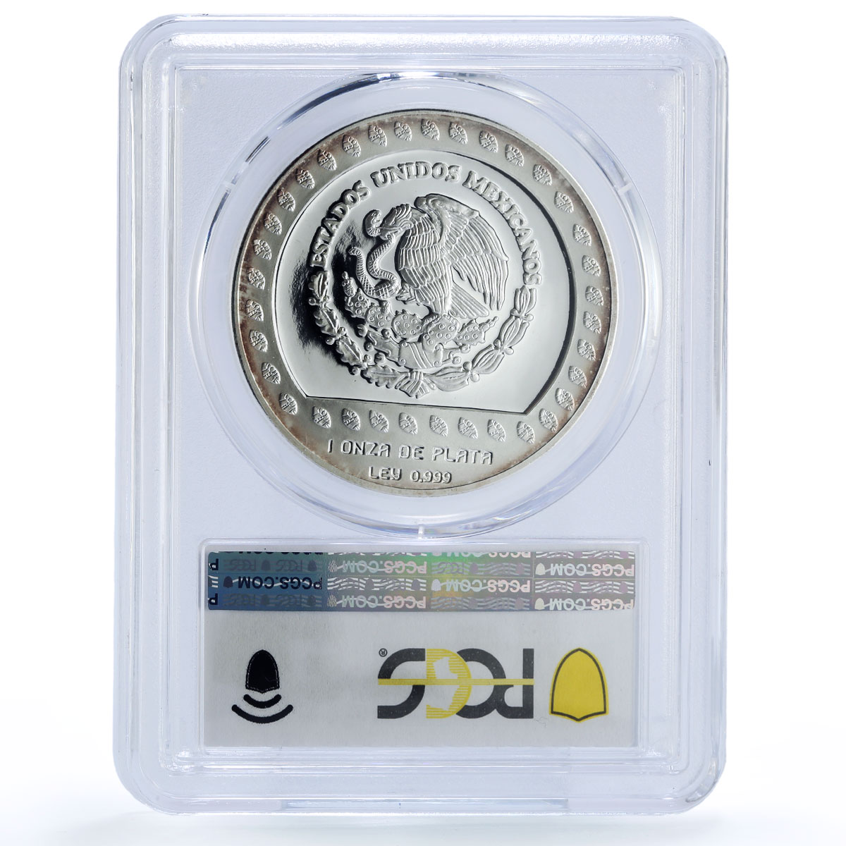 Mexico 100 pesos Guerrero Aguila Precolombina Aztec PR69 PCGS silver coin 1992