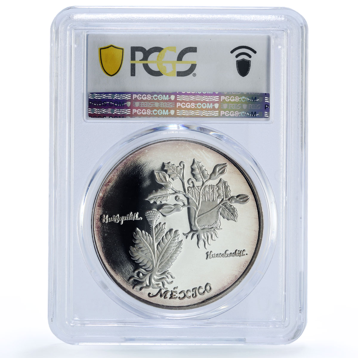 Mexico Hoffmann La Roche Cie 100th Anniversary SP68 PCGS silver medal 1996
