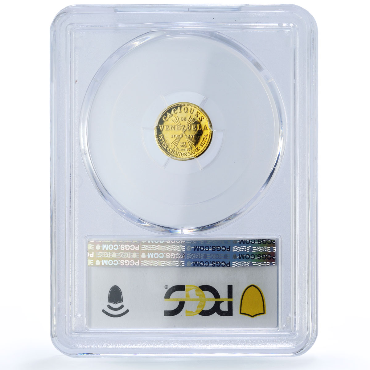 Venezuela Terepaima 5 Bolivares Caciques Indian Chiefs MS65 PCGS gold medal 1962