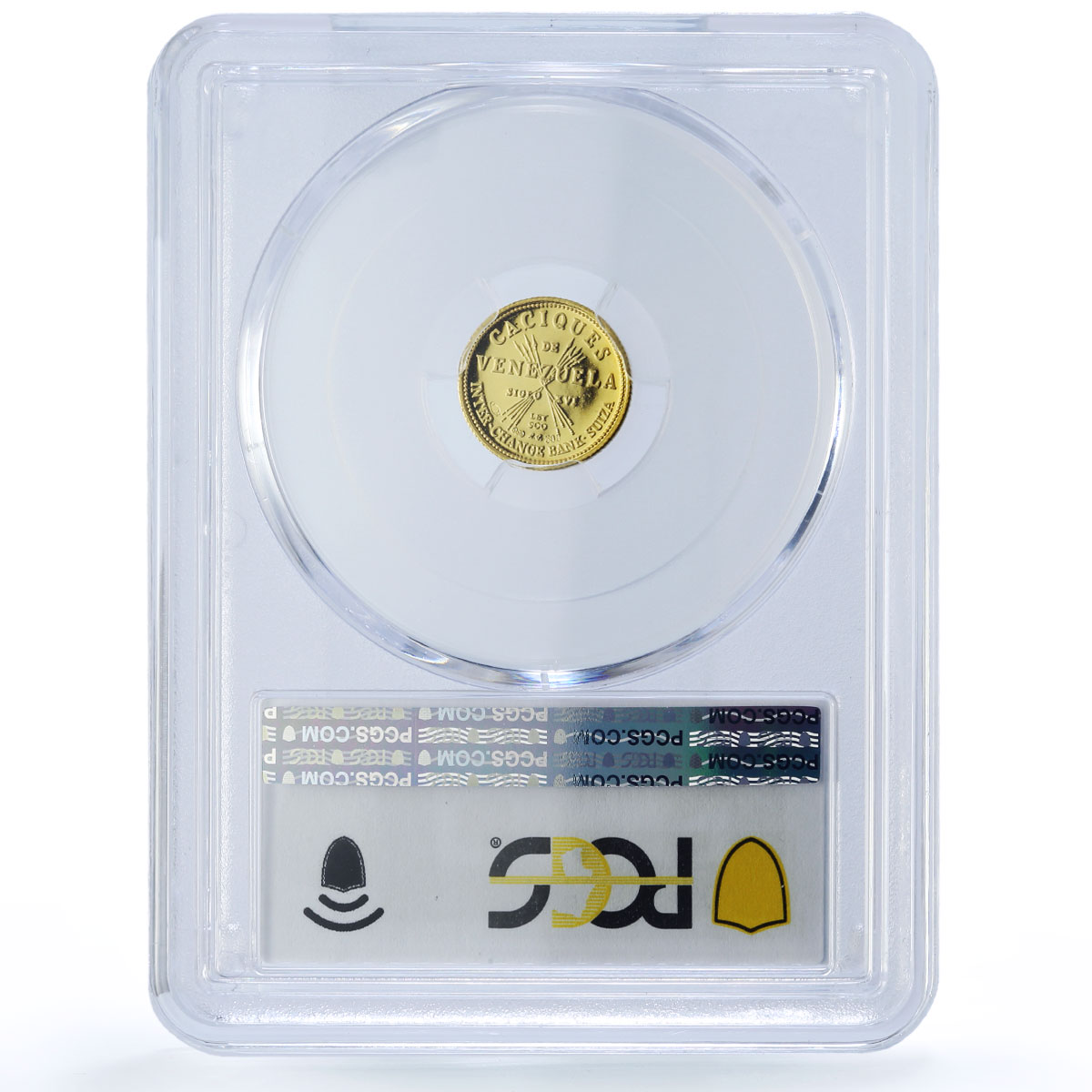 Venezuela Guaicaipuro 5 Bolivares Caciques Chiefs MS65 PCGS gold medal 1962