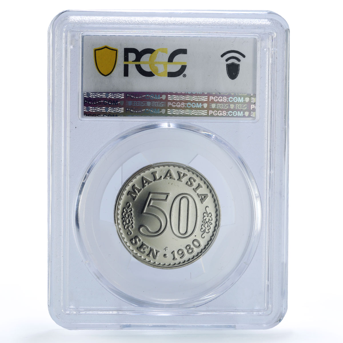 Malaysia 50 sen Republic Coinage Parliament House PR70 PCGS CuNi coin 1980