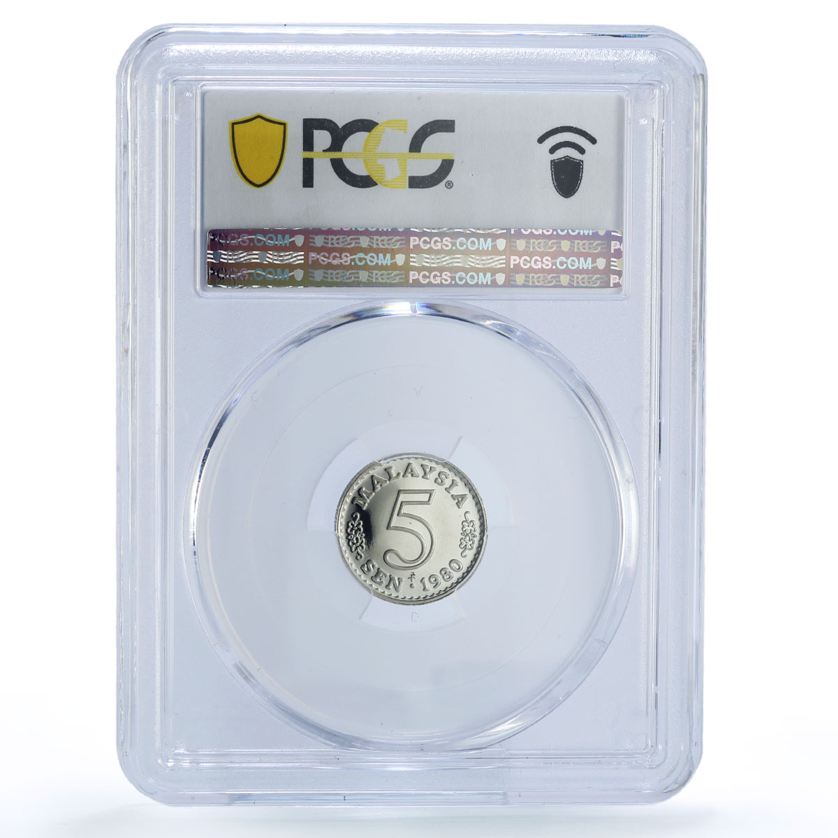 Malaysia 5 sen Republic Coinage Parliament House PR69 PCGS CuNi coin 1980
