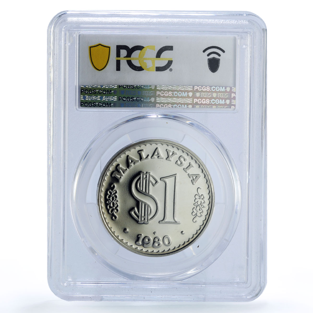 Malaysia 1 ringgit Republic Coinage Parliament House PR70 PCGS CuNi coin 1980