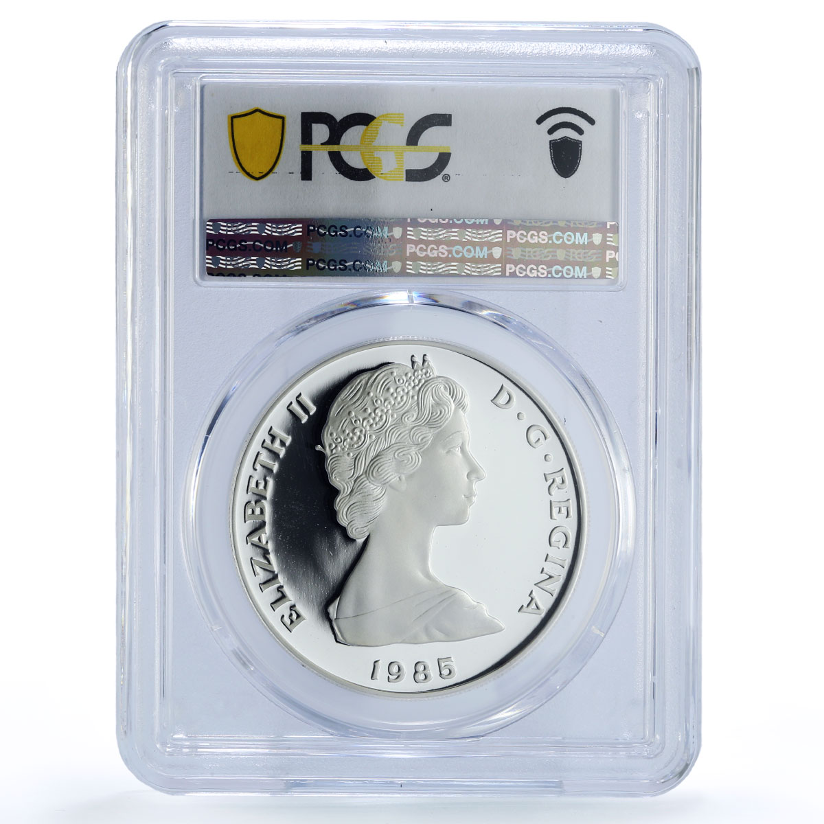 Turks and Caicos Islands 10 crowns Decade For Women PR70 PCGS silver coin 1985