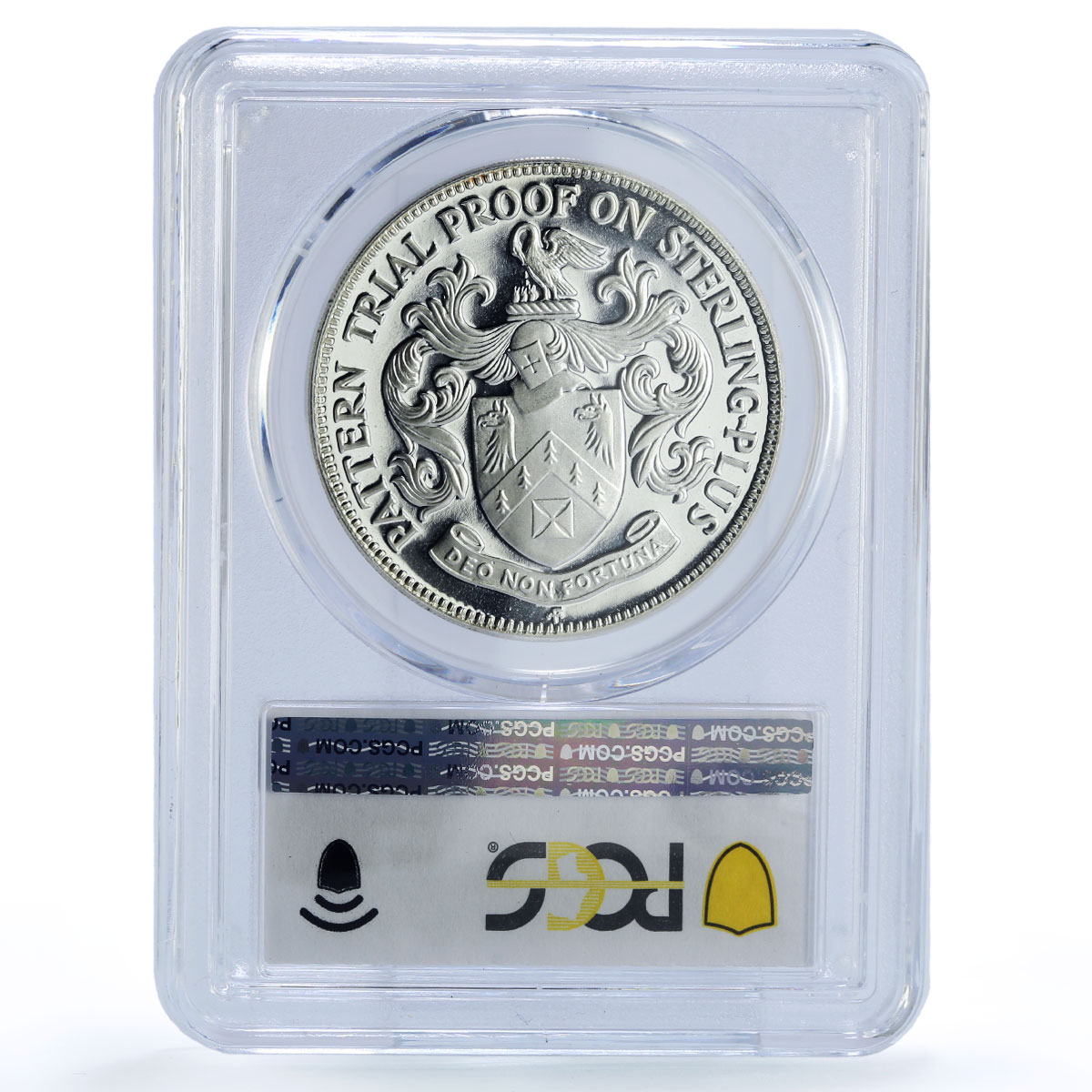 USA Gardiners Island Eagle Bird Fauna Pattern X-PT1 PR67 PCGS silver token 1965