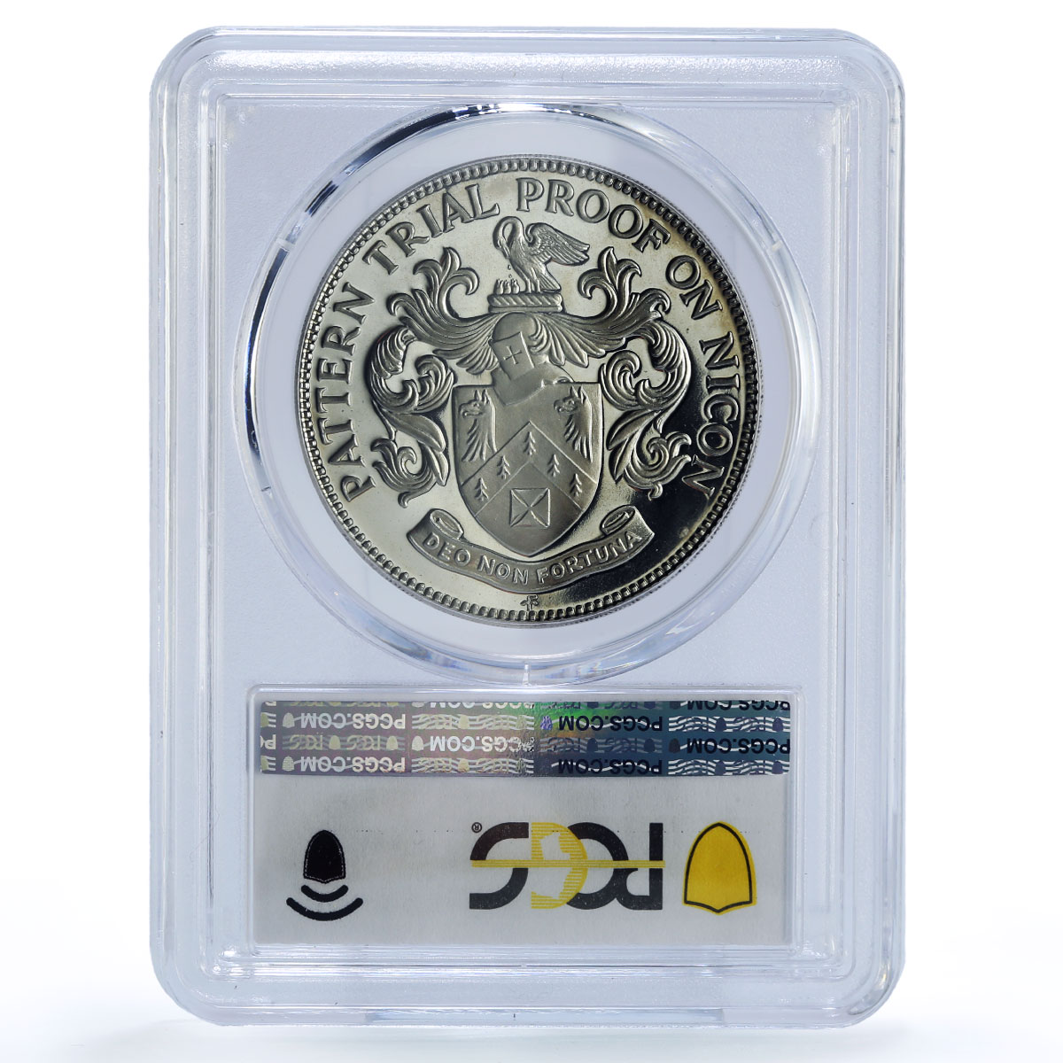 USA Gardiners Island Eagle Bird Fauna Pattern X-PT3 PR69 PCGS CuNi token 1965