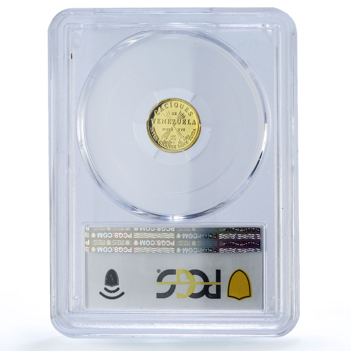 Venezuela Urimare 5 Bolivares Caciques Indian Chiefs MS67 PCGS gold medal 1962