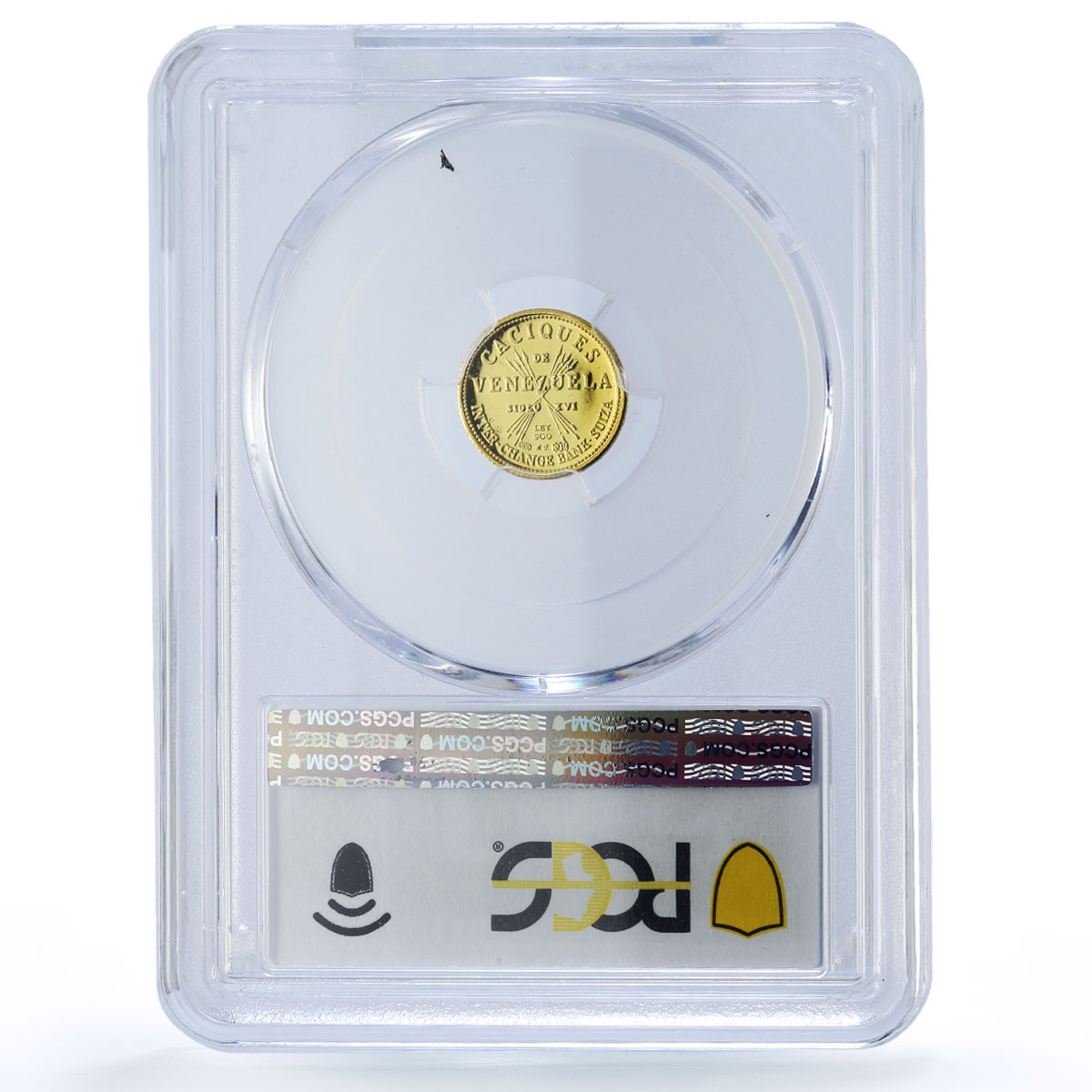 Venezuela Manaure 5 Bolivares Caciques Indian Chiefs MS64 PCGS gold medal 1962