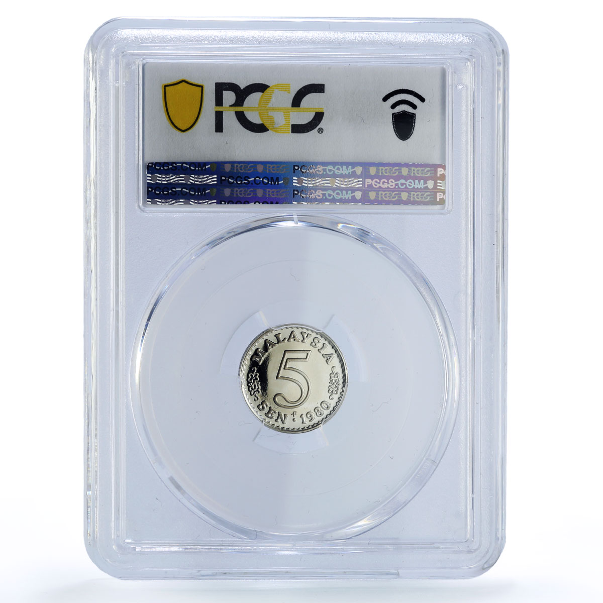 Malaysia 5 sen Republic Coinage Parliament House PR70 PCGS CuNi coin 1980