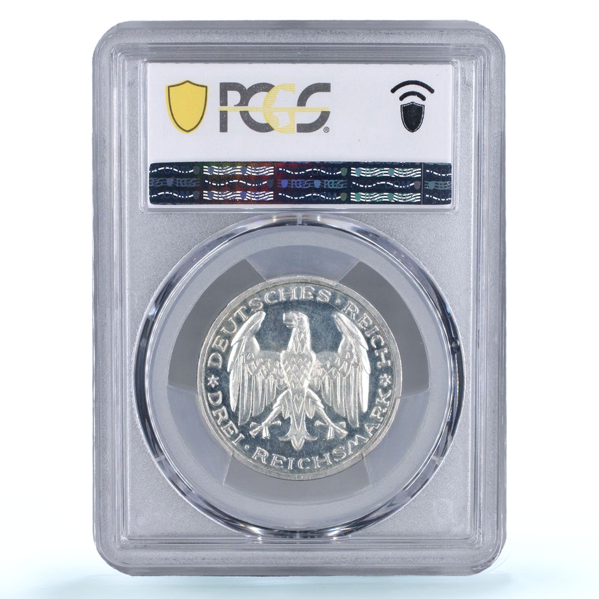Germany Weimar 3 mark University Marburg History PR63 PCGS silver coin 1927
