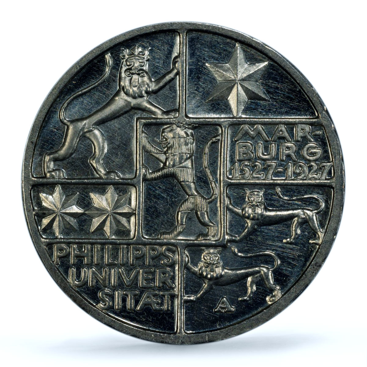 Germany Weimar 3 mark University Marburg History PR63 PCGS silver coin 1927