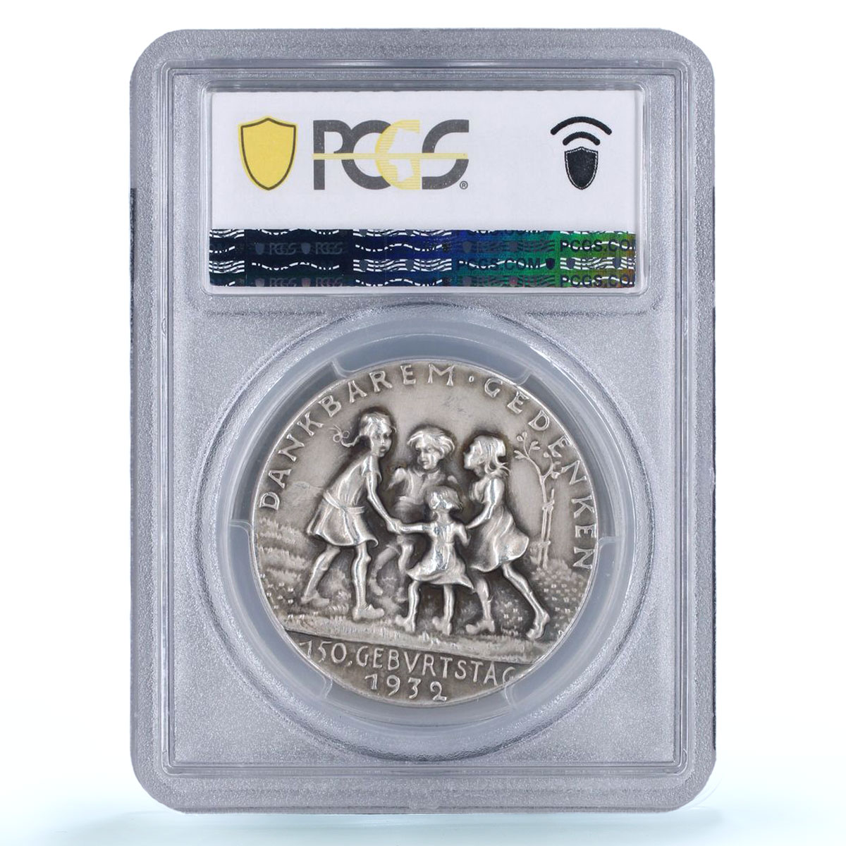 Germany Weimar Friedrich Frobel 150th Anniversary SP63 PCGS silver medal 1932