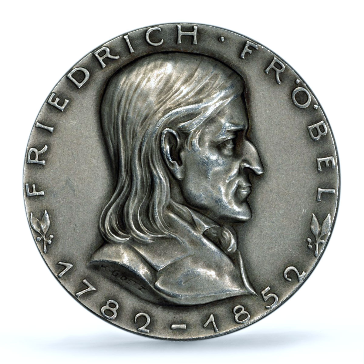 Germany Weimar Friedrich Frobel 150th Anniversary SP63 PCGS silver medal 1932