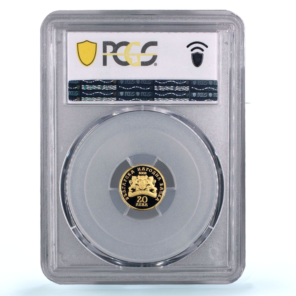 Bulgaria 20 leva Tsar King Boris I the Baptist History PR70 PCGS gold coin 2008