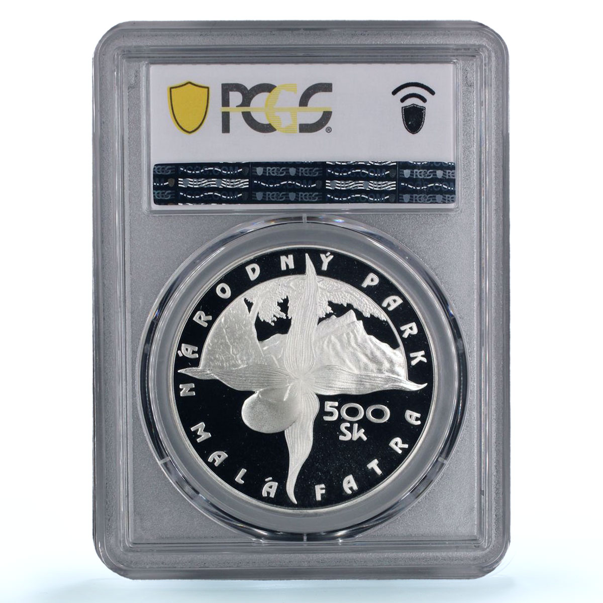 Slovakia 500 korun Mala Fatra National Park Wildlife PR70 PCGS silver coin 2001
