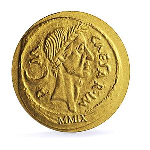 Palau 1 dollar Caesar Denarius Roman Empire History gold coin 2009