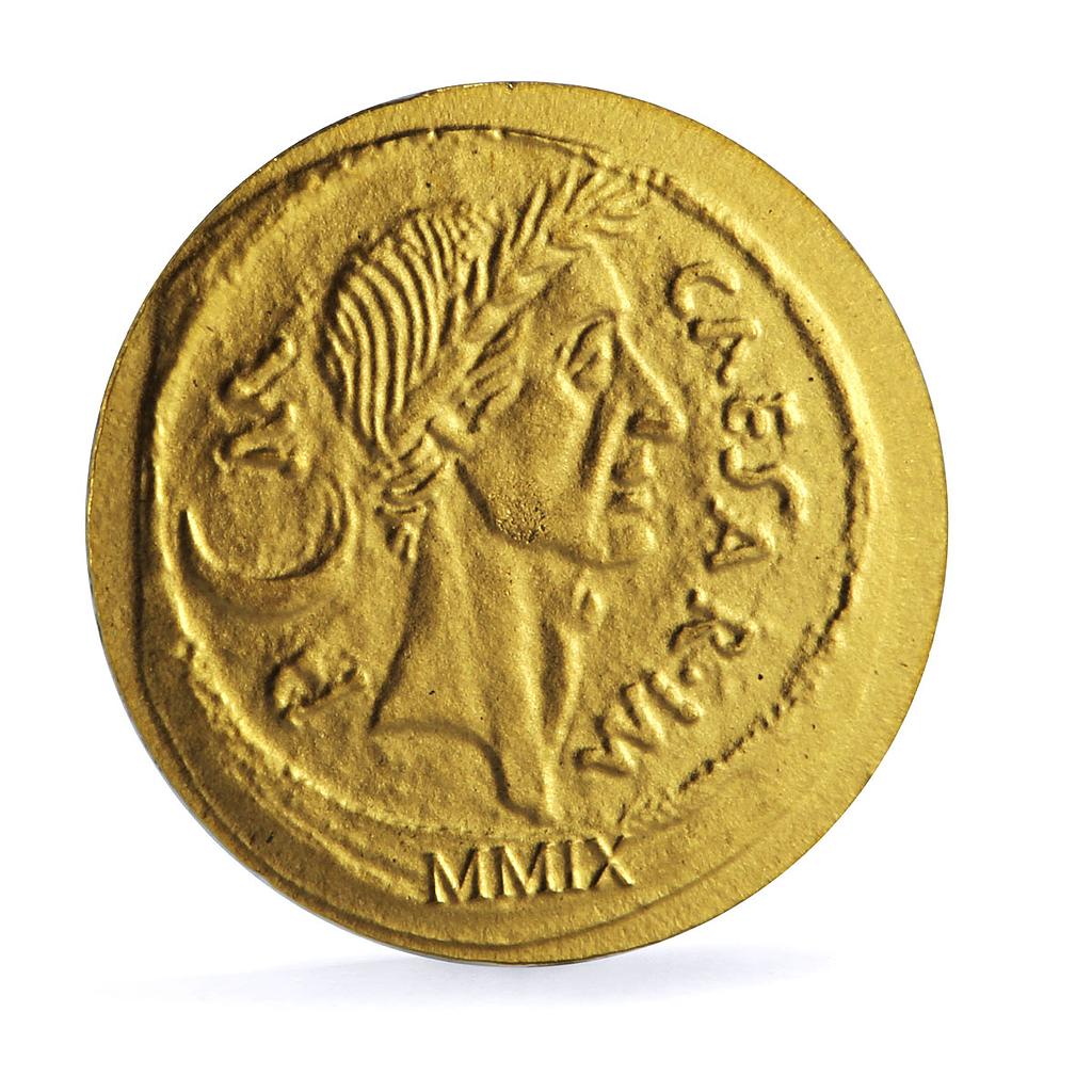 Palau 1 dollar Caesar Denarius Roman Empire History gold coin 2009