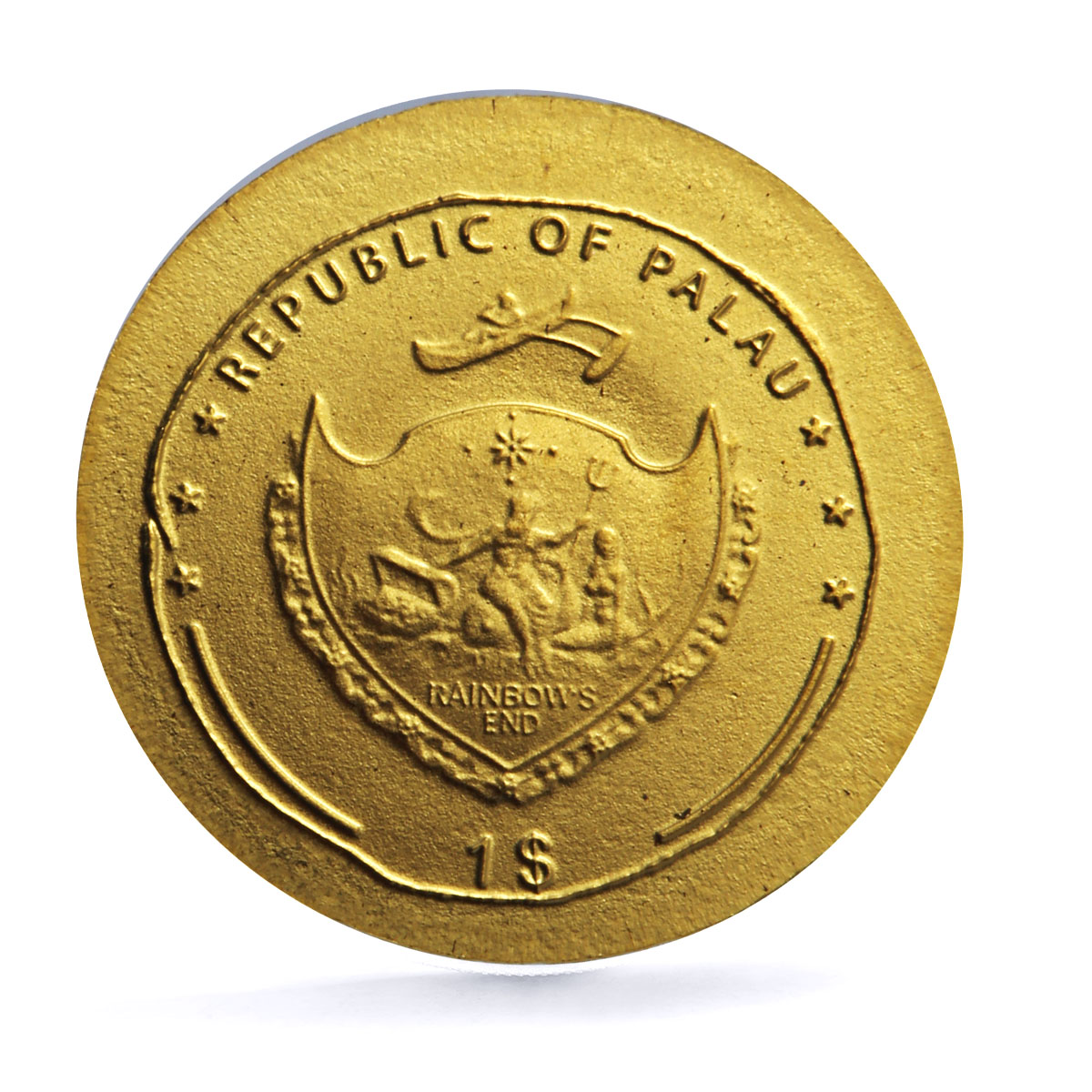 Palau 1 dollar Claudius Aureus Roman Empire History gold coin 2010