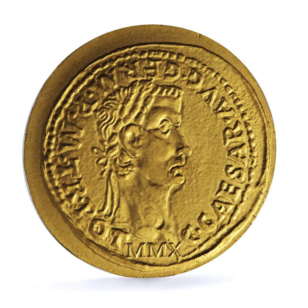Palau 1 dollar Caligula Aureus Roman Empire History gold coin 2010