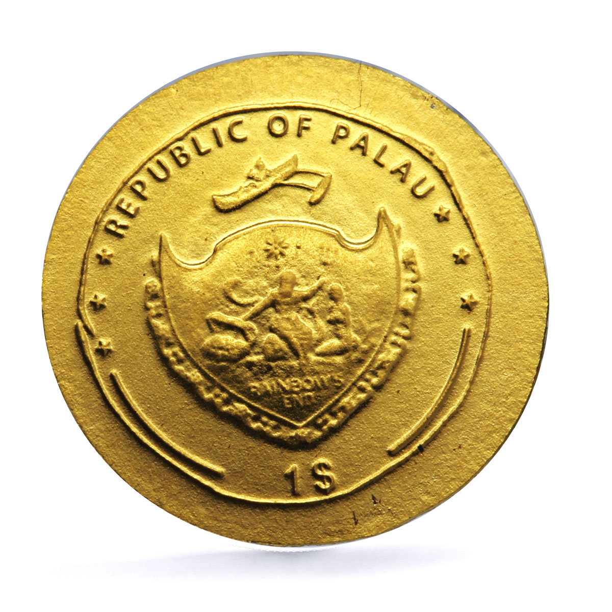 Palau 1 dollar Caligula Aureus Roman Empire History gold coin 2010
