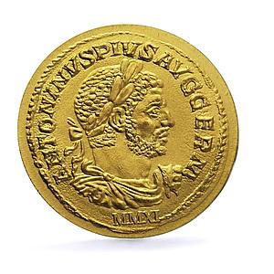 Palau 1 dollar Antoninus Caracella Aureus Roman Empire History gold coin 2011