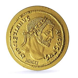 Palau 1 dollar Diocletian Aureus Roman Empire History gold coin 2011