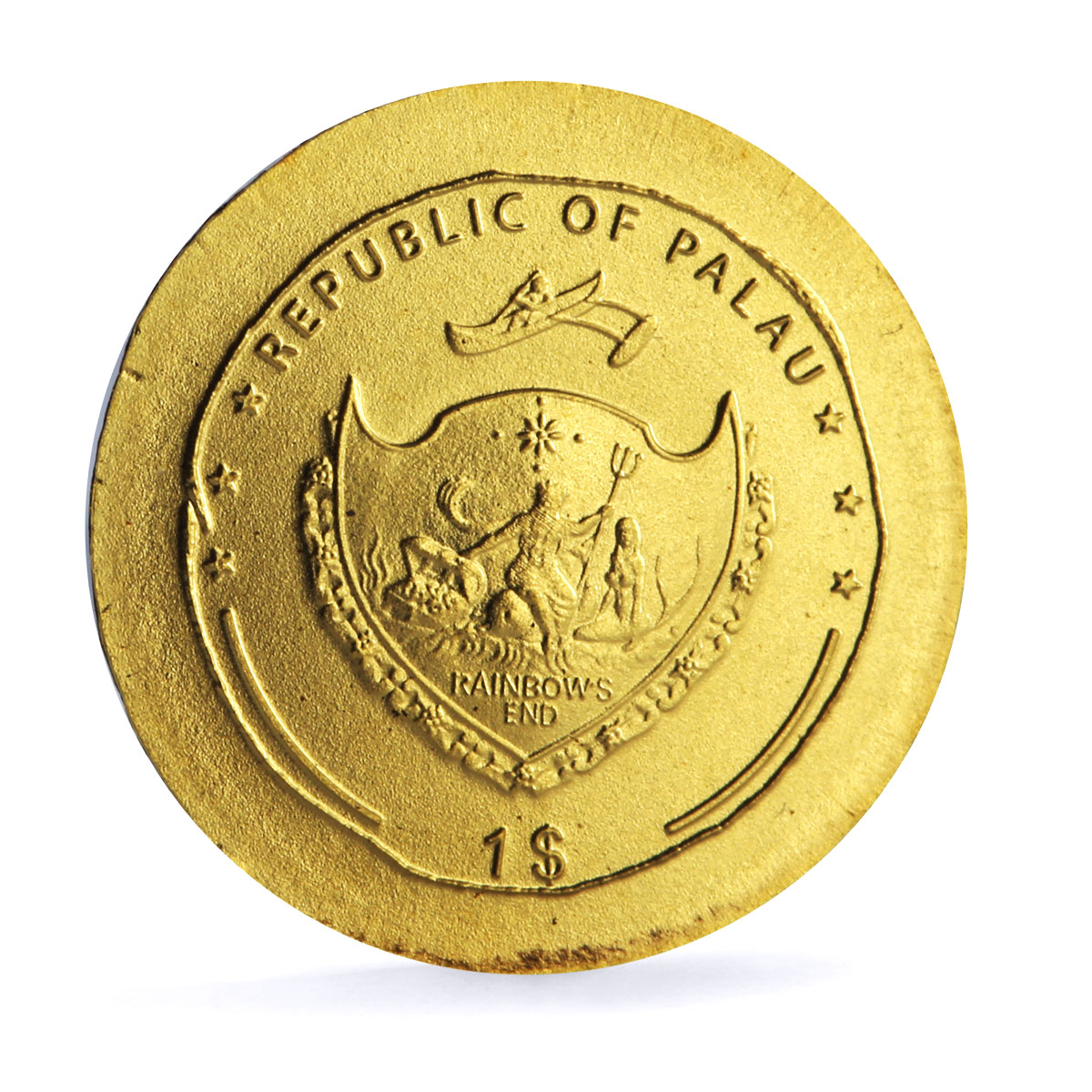 Palau 1 dollar Trajan Aureus Roman Empire History gold coin 2011