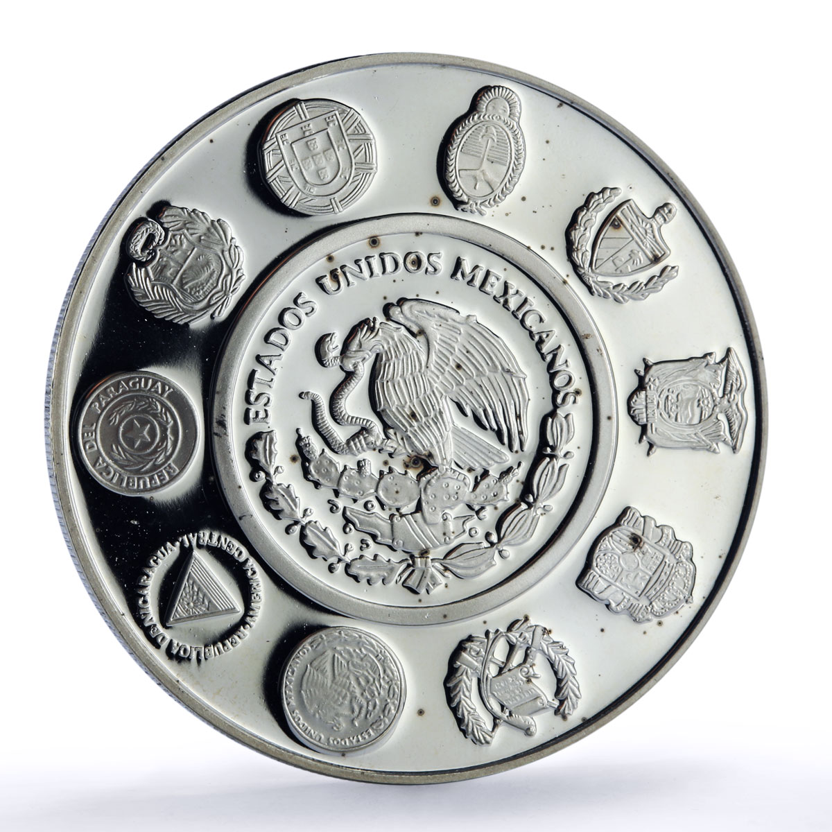 Mexico 5 pesos Acapulco Galleon Ibero-American Ship Clipper silver coin 2003