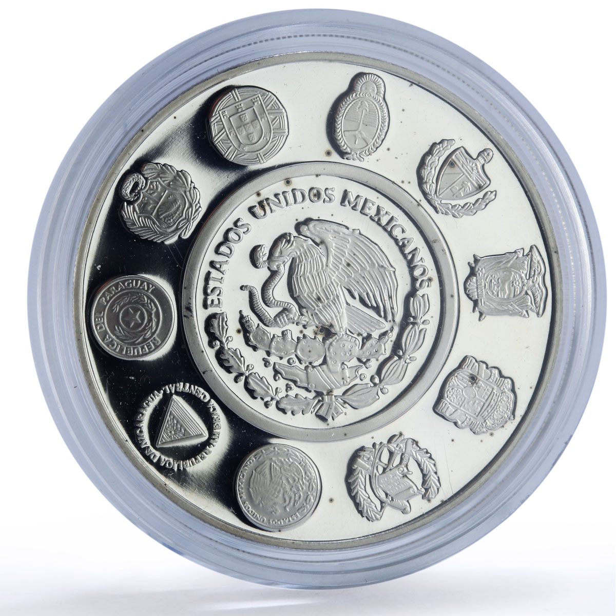 Mexico 5 pesos Acapulco Galleon Ibero-American Ship Clipper silver coin 2003