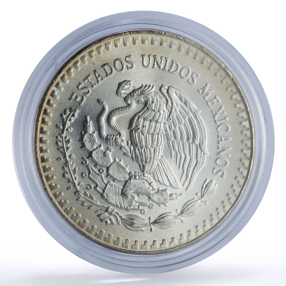 Mexico 1 onza Libertad Angel of Independence silver coin 1987