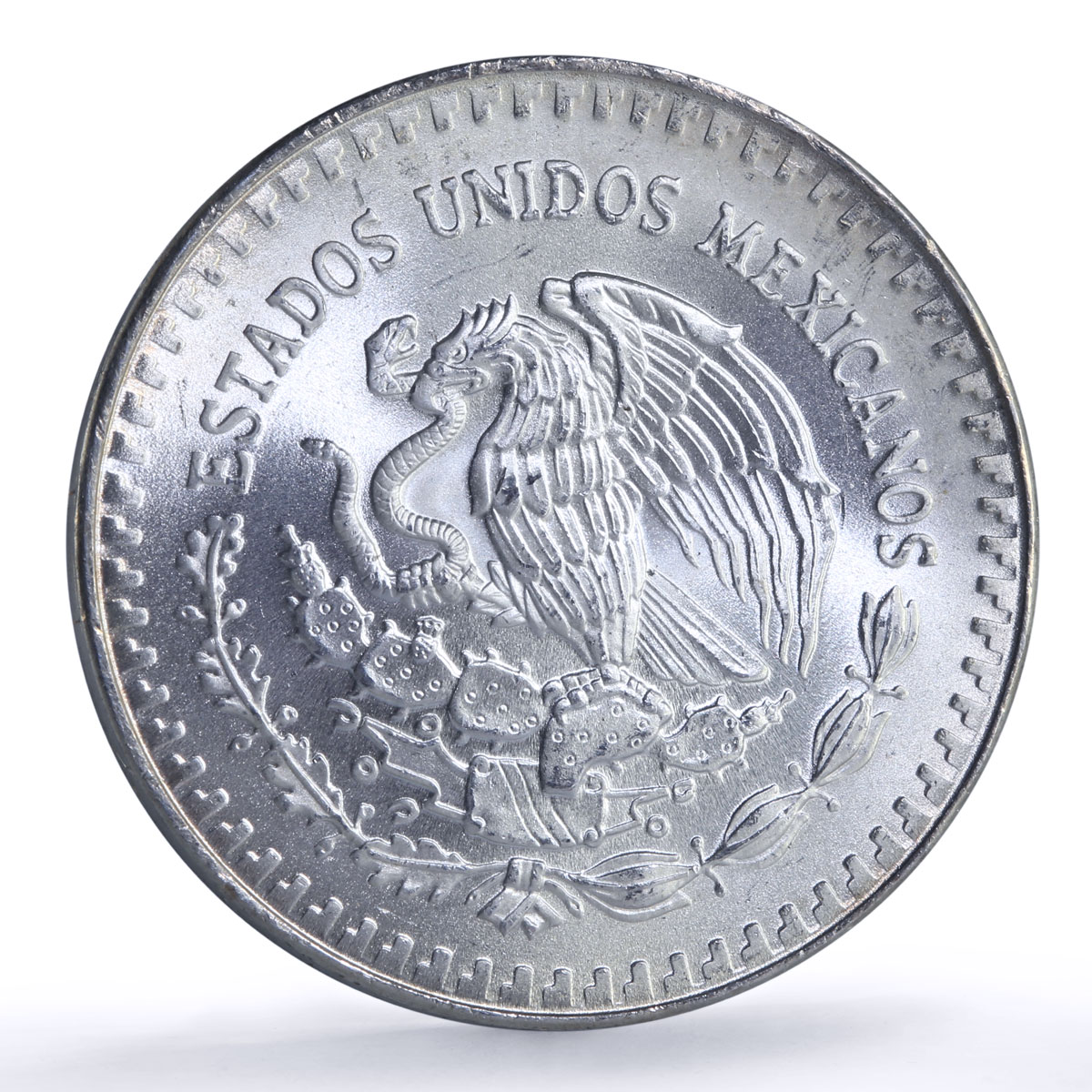 Mexico 1 onza Libertad Angel of Independence silver coin 1987