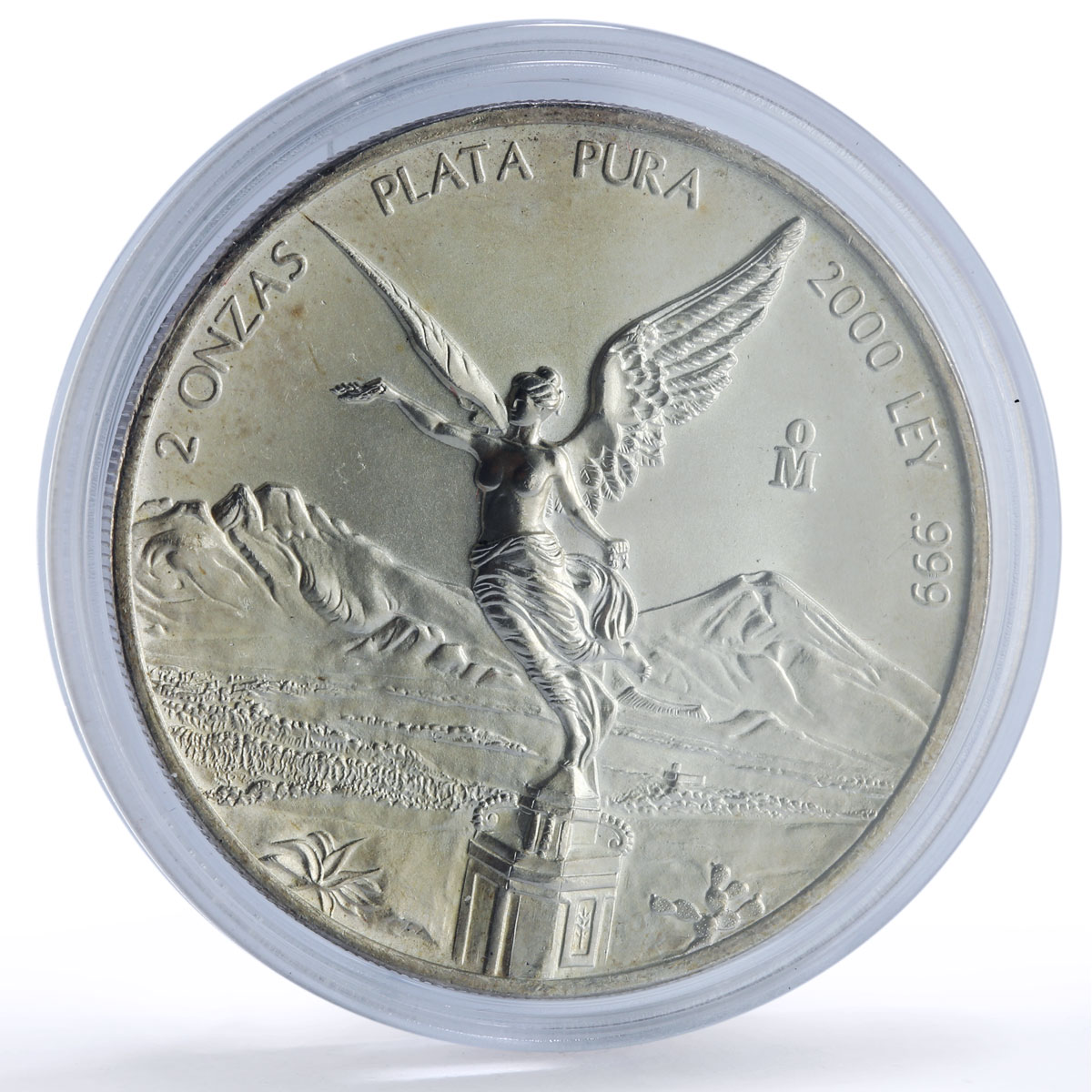 Mexico 2 onzas Libertad Angel of Independence 2 oz silver coin 2000