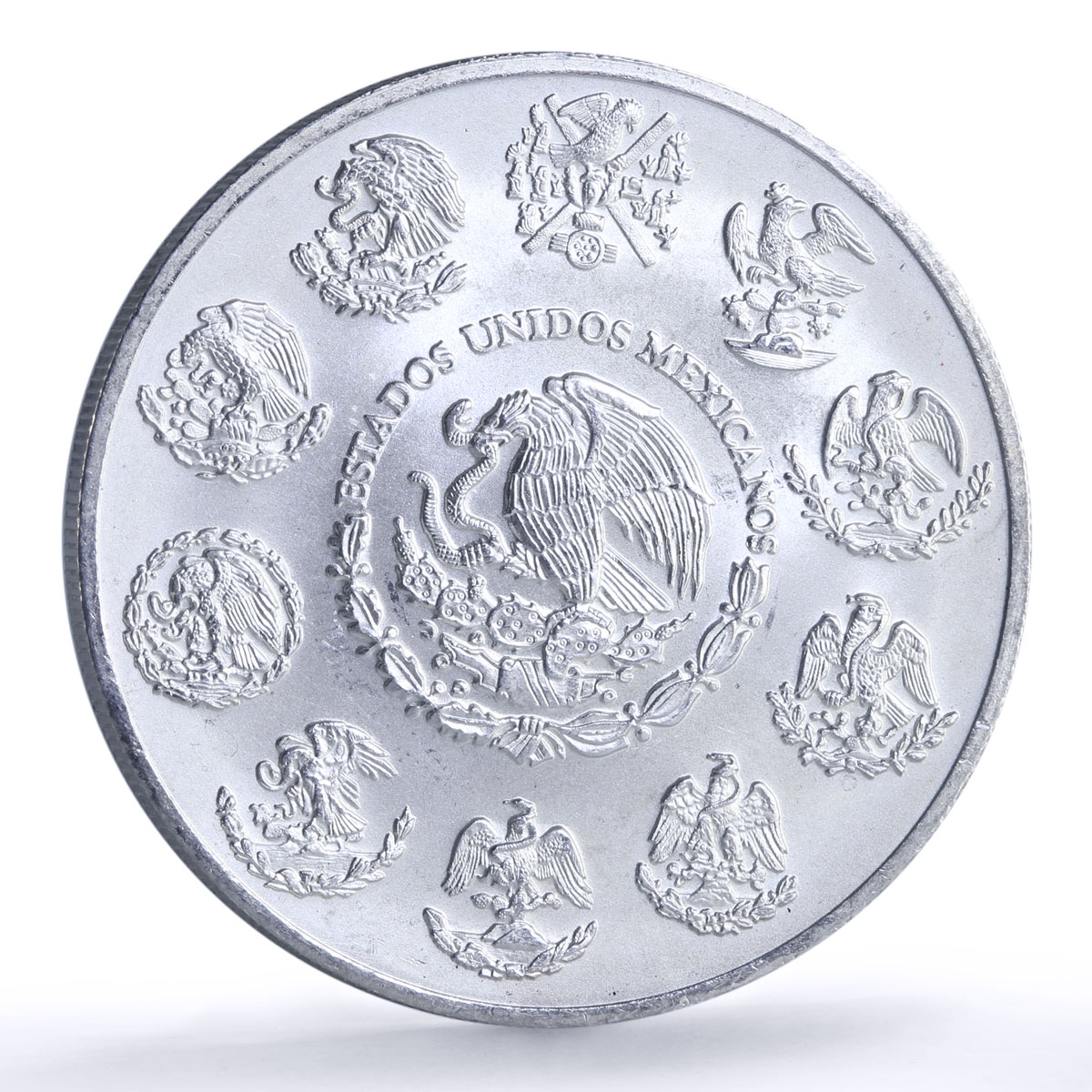 Mexico 2 onzas Libertad Angel of Independence 2 oz silver coin 2000
