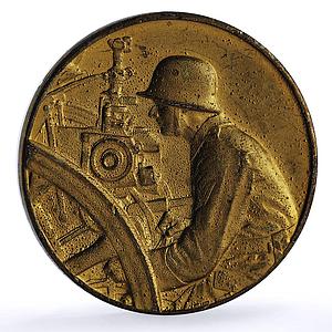 Germany Third Reich Wehrmacht Artillery 55 Battery 2nd Prize bronze medal 1939