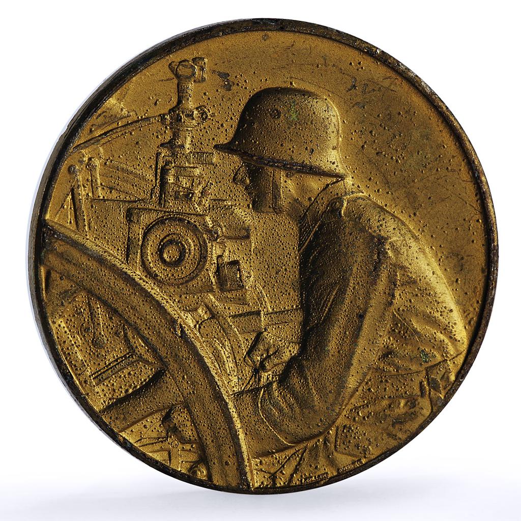 Germany Third Reich Wehrmacht Artillery 55 Battery 2nd Prize bronze medal 1939